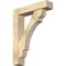 Ekena Millwork Olympic Block Rough Sawn Bracket w/ Offset Brace, Douglas Fir, 6"W x 26"D x 34"H BKT0604X26X34OLY05RDF - alternate 1